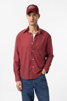 Antioch-Bordo İşlemeli Erkek Şapka-Şapka-3-Milagron.com