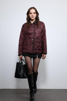 Antioch-Bordo Kontrast Yaka Desenli Mont-Mont-1-Milagron.com