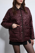 Antioch-Bordo Kontrast Yaka Desenli Mont-Mont-4-Milagron.com