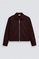 Antioch Bordo Relaxed Fit Fermuarlı Erkek Mont