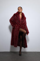 Antioch-Bordo Suni Kürklü Uzun Kaban-Kaban-1-Milagron.com