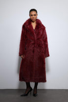 Antioch-Bordo Suni Kürklü Uzun Kaban-Kaban-3-Milagron.com