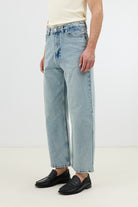 Antioch Buz Mavisi Relax Fit Erkek Jean