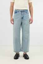 Antioch Buz Mavisi Relax Fit Erkek Jean