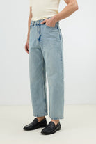 Antioch Buz Mavisi Relax Fit Erkek Jean