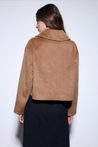 Antioch-Antioch Camel Kruvaze Kadın Kısa Kaban-Kaban-7-Milagron.com