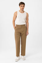 Antioch-Camel Straight Fit Erkek Pantolon-Kumaş Pantolon-1-Milagron.com