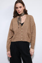 Antioch-Camel Yün Karışımlı Hırka-Hırka-3-Milagron.com