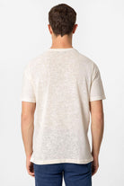 Antioch Ekru Basic Bisiklet Yaka Erkek T-Shirt