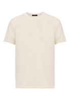 Antioch Ekru Basic Bisiklet Yaka Erkek T-Shirt