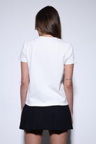 Antioch Ekru Basic Kadın T-Shirt