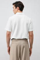 Antioch Ekru Basic Polo Yaka Erkek T-Shirt