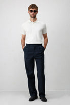 Antioch Ekru Comfort Slim Polo Yaka Erkek Triko T-Shirt