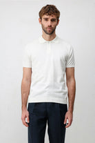 Antioch Ekru Comfort Slim Polo Yaka Erkek Triko T-Shirt