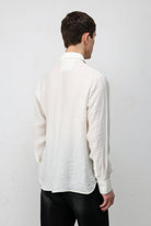Antioch Ekru Crinkled Relax Fit Erkek Gömlek