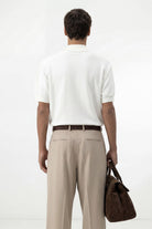 Antioch Ekru Dokulu Polo Yaka Triko Erkek T-Shirt