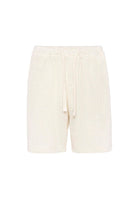 Antioch-Ekru Dokulu Relaxed Erkek şort-Şort-6-Milagron.com