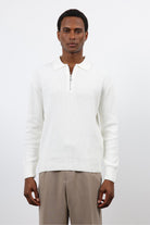 Antioch-Ekru Fermuarlı Erkek Triko Kazak-Kazak-3-Milagron.com