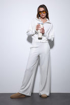 Antioch-Ekru Fermuarlı Kadın Eşofman Takım-Takım-2-Milagron.com