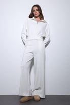 Antioch-Ekru Fermuarlı Kadın Eşofman Takım-Takım-4-Milagron.com