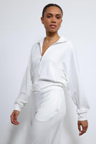 Antioch-Ekru Geniş Paça çizgili Eşofman Takım-Takım-5-Milagron.com