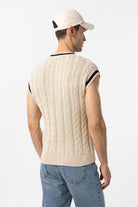 Antioch-Ekru İşlemeli Erkek Şapka-Şapka-4-Milagron.com