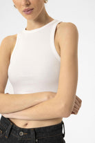 Antioch-Ekru Kadın Fitilli Crop Atlet-Atlet-4-Milagron.com