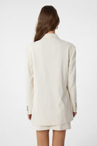 Antioch-Ekru Kuşaklı Kadın Blazer-Blazer Ceket-5-Milagron.com