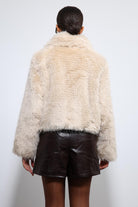 Antioch-Ekru Peluş Görünümlü Mont-Mont-6-Milagron.com