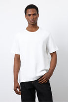 Antioch-Ekru Regular Fit Basic Erkek T Shirt-T-Shirt-4-Milagron.com