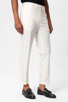 Antioch-Ekru Slim Fit Duble Paça Erkek Pantolon-Pantolon-2-Milagron.com
