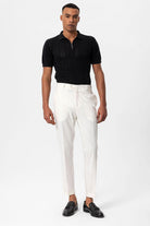 Antioch-Ekru Slim Fit Duble Paça Erkek Pantolon-Pantolon-4-Milagron.com