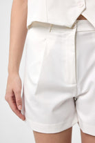 Antioch-Ekru Yelek Şort Kadın Takım-Alt - Üst Takım-4-Milagron.com