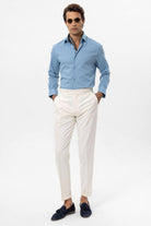 Antioch-Ekru Yüksek Bel Regular Fit Erkek Pantolon-Pantolon-2-Milagron.com