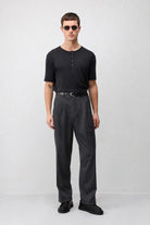 Antioch Gri Relaxed Fit Erkek Pantolon