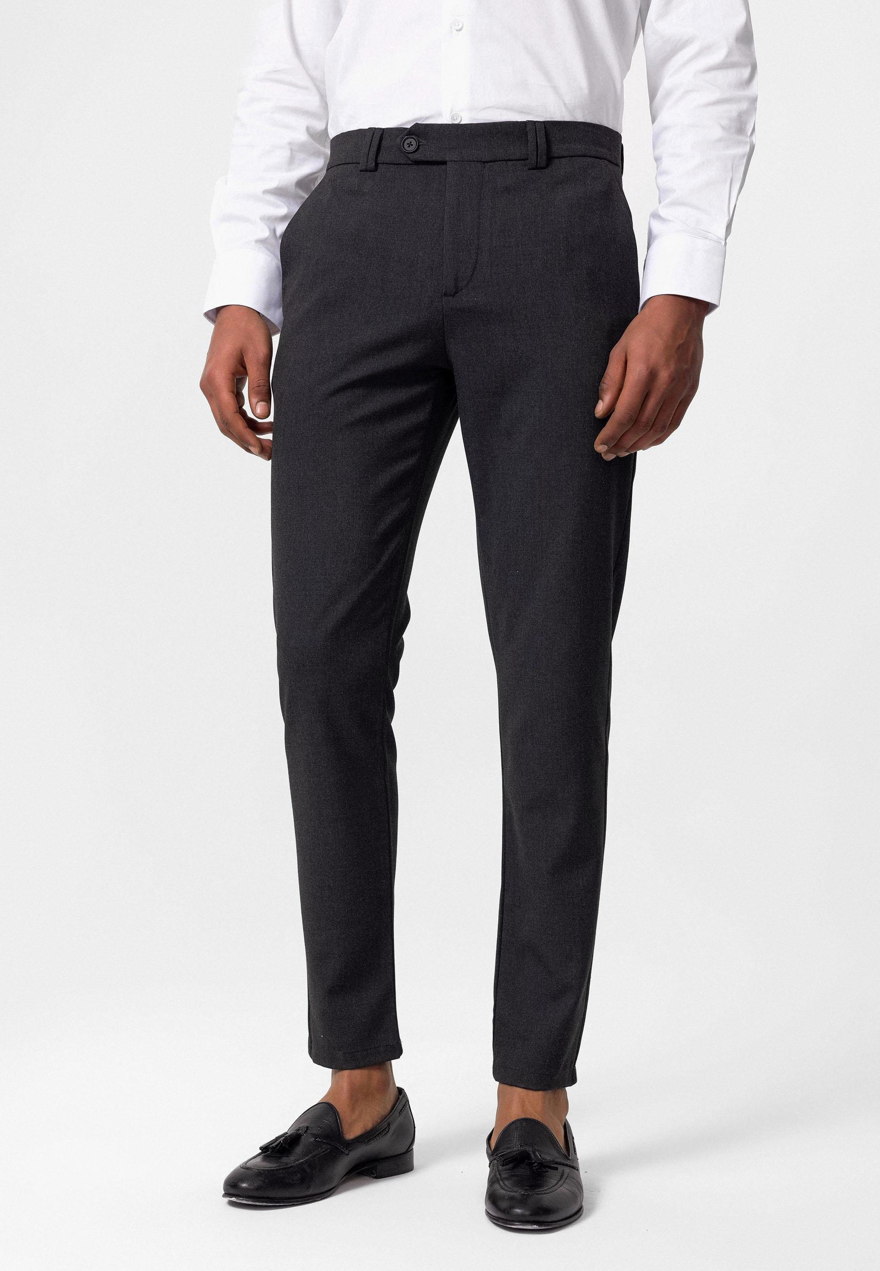Antioch-Füme Erkek Slim Fit Kumaş Pantolon-Kumaş Pantolon-1-Milagron.com