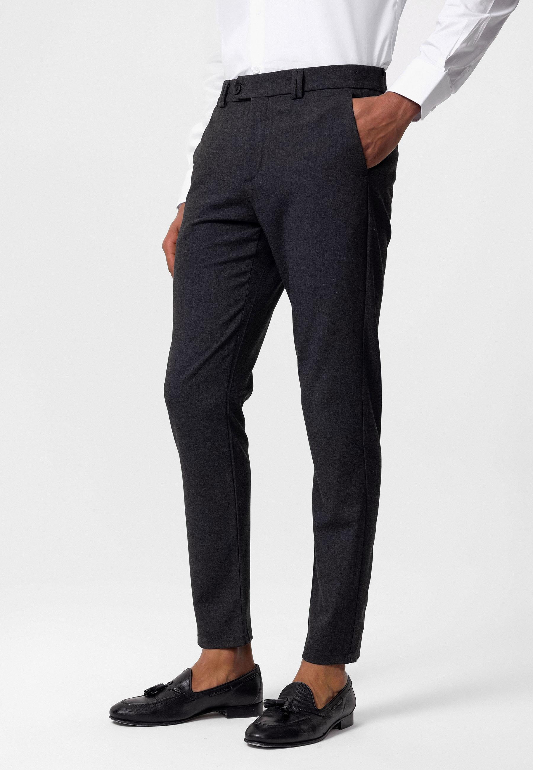 Antioch-Füme Erkek Slim Fit Kumaş Pantolon-Kumaş Pantolon-2-Milagron.com