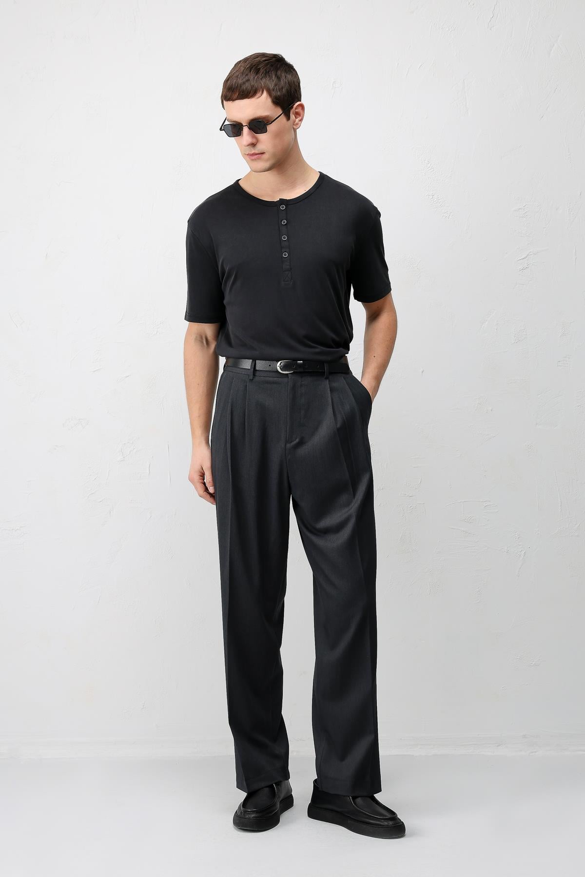 Antioch Füme Relaxed Fit Erkek Pantolon