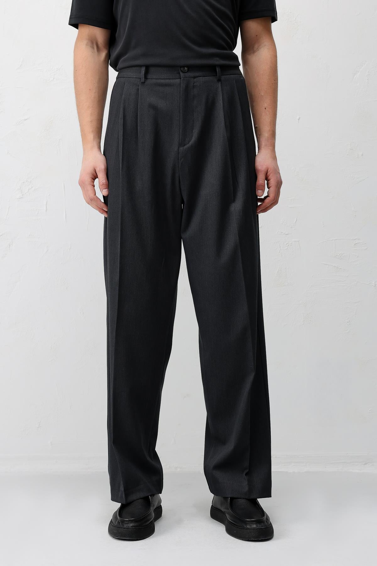 Antioch Füme Relaxed Fit Erkek Pantolon