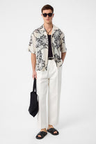 Antioch-Gri Desenli Erkek Gömlek-Gömlek-2-Milagron.com