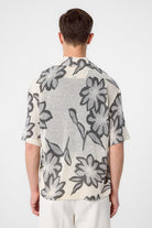 Antioch-Gri Desenli Erkek Gömlek-Gömlek-5-Milagron.com