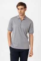 Antioch-Gri Fermuarlı Regular Fit Erkek T Shirt-T-Shirts-2-Milagron.com