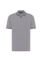 Antioch-Gri Fermuarlı Regular Fit Erkek T Shirt-T-Shirts-6-Milagron.com