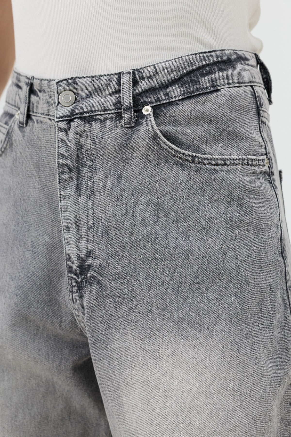 Antioch Gri Relax Fit Erkek Jean