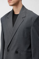 Antioch Gri Relaxed Fit Erkek Blazer Ceket