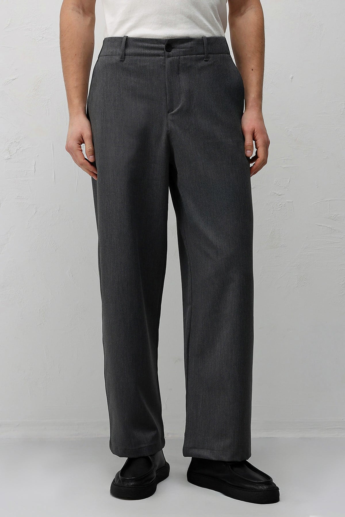 Antioch Gri Relaxed Fit Erkek Pantolon