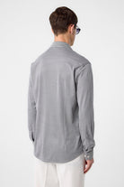 Antioch-Antioch Gri Slim Fit Erkek Gömlek-Gömlek-4-Milagron.com