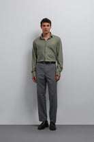 Antioch-Gri Tapered Fit Erkek Pantolon-Kumaş Pantolon-1-Milagron.com