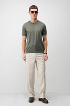 Antioch Haki Comfort Slim Triko T-Shirt