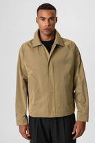 Antioch-Haki Crop Fit Baharlık Erkek Mont-Mont-2-Milagron.com